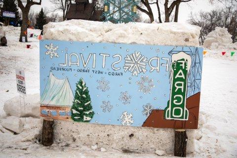 Photo of Frostival sign